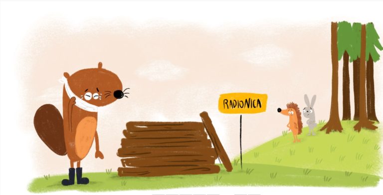 Mala čarobna čitaonica: Dabar sa zuboboljom