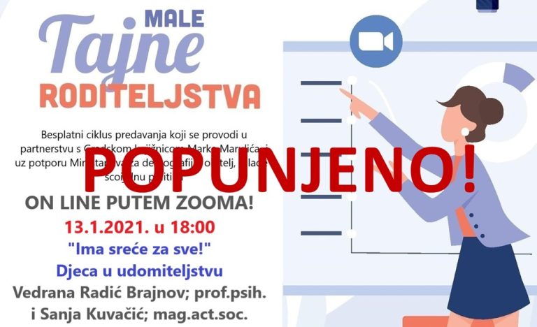 Male tajne roditeljstva <em>Ima sreće za sve! Djeca u udomiteljstvu</em>